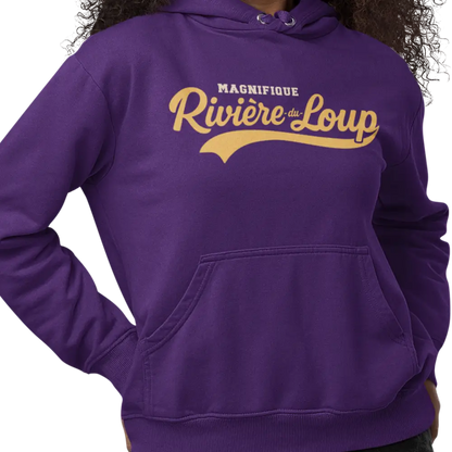 Local D’abord - Sweat à capuche - Sweat à capuche - Magnifique Rivière-du-Loup