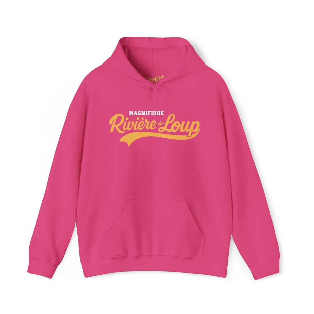 Local D’abord - Sweat à capuche - Sweat à capuche - Magnifique Rivière-du-Loup - Fleur exotique / S / M