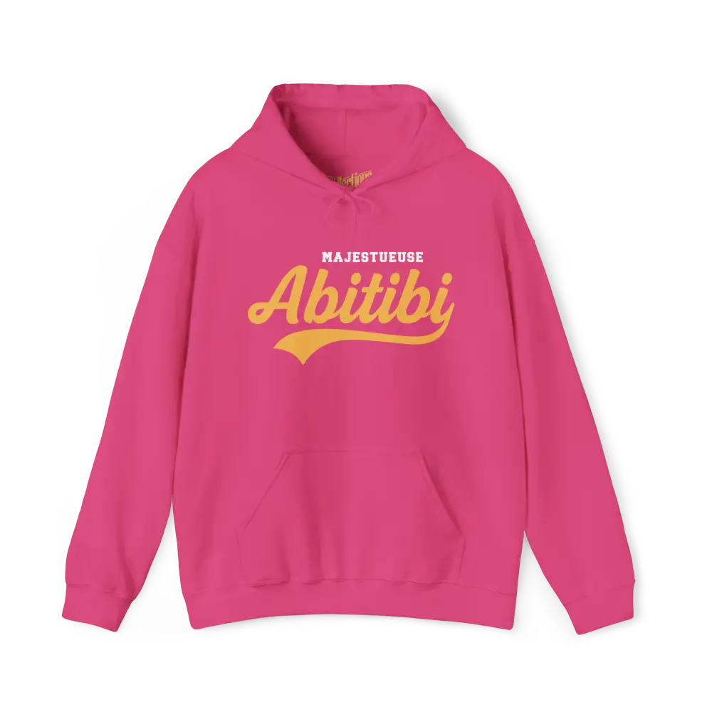 Local D’abord - Sweat à capuche - Sweat à capuche - Majestueuse Abitibi - Fleur exotique / S / M