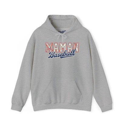Famille et Cie - Sweat à capuche - Sweat à capuche - Maman Baseball