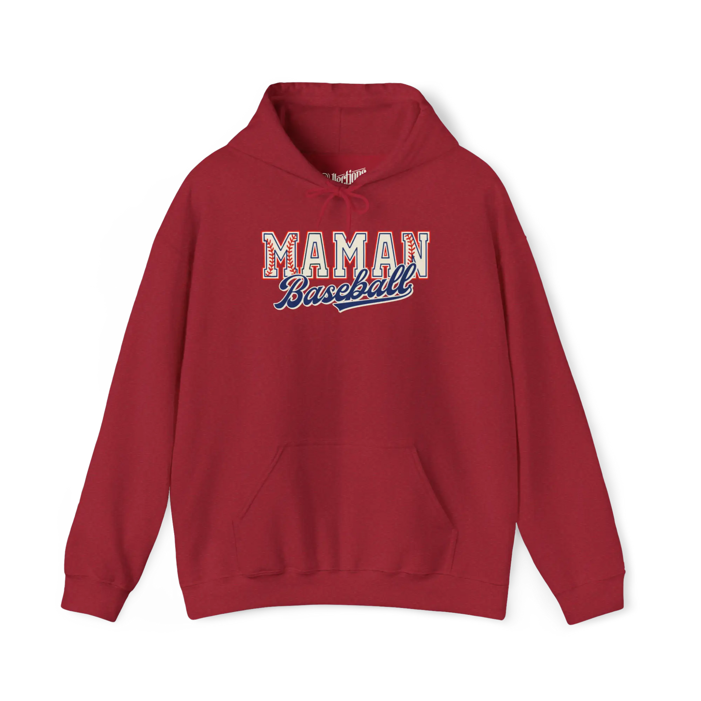 Famille et Cie - Sweat à capuche - Sweat à capuche - Maman Baseball