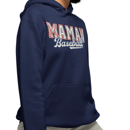 Famille et Cie - Sweat à capuche - Sweat à capuche - Maman Baseball