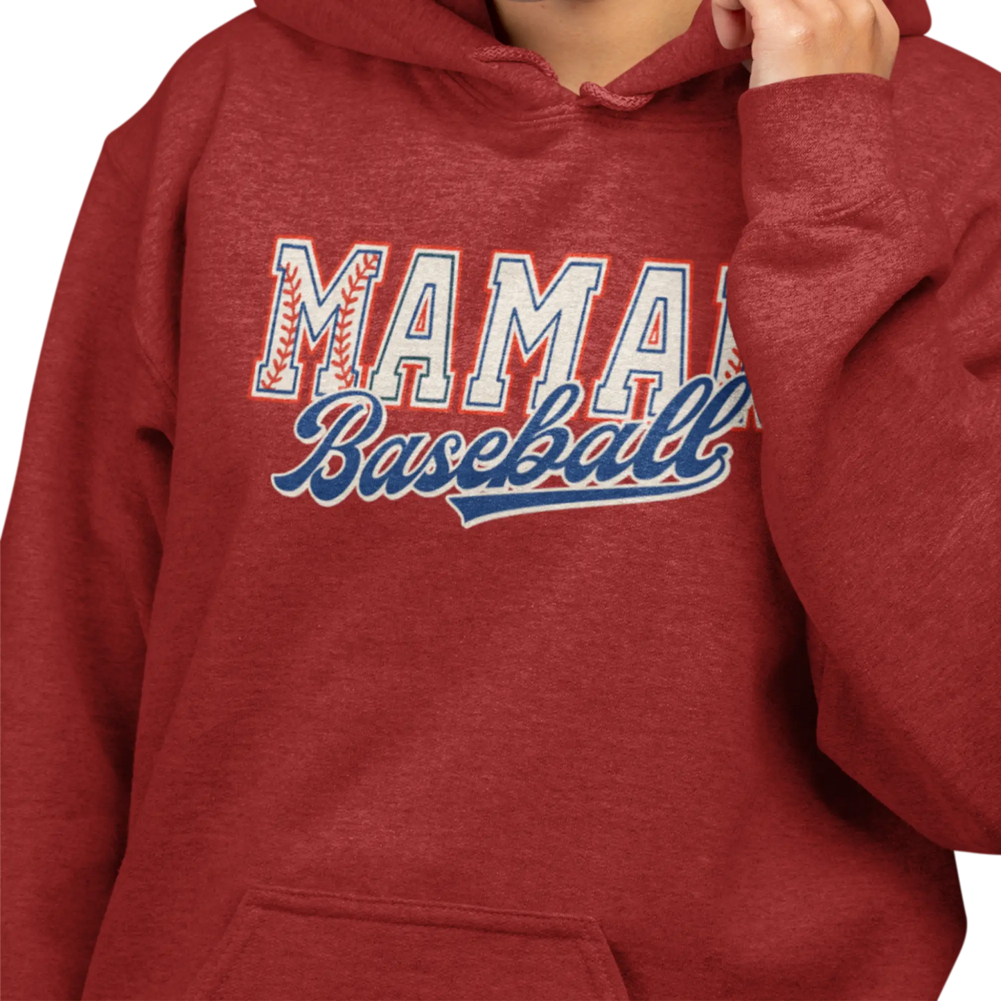 Famille et Cie - Sweat à capuche - Sweat à capuche - Maman Baseball