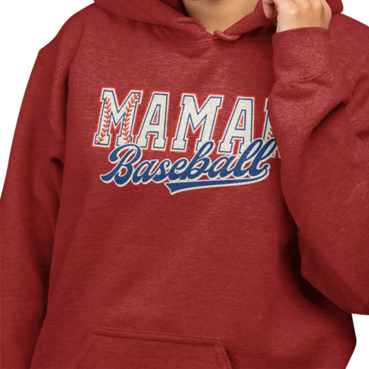 Famille et Cie - Sweat à capuche - Sweat à capuche - Maman Baseball