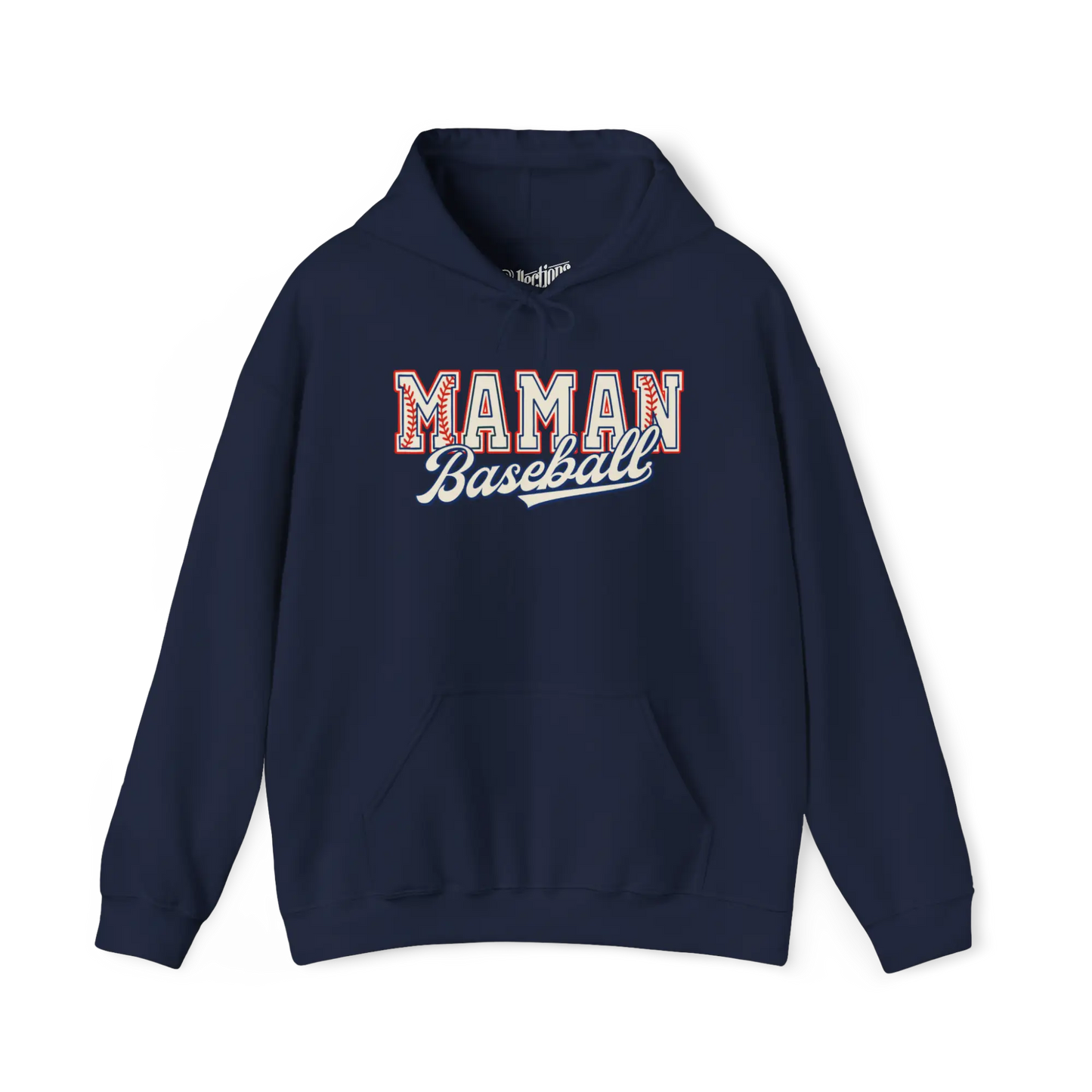 Famille et Cie - Sweat à capuche - Sweat à capuche - Maman Baseball