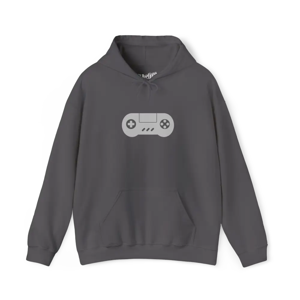 Gameur - Sweat à capuche - Sweat à capuche - Manette rétro - Charbon / S / M