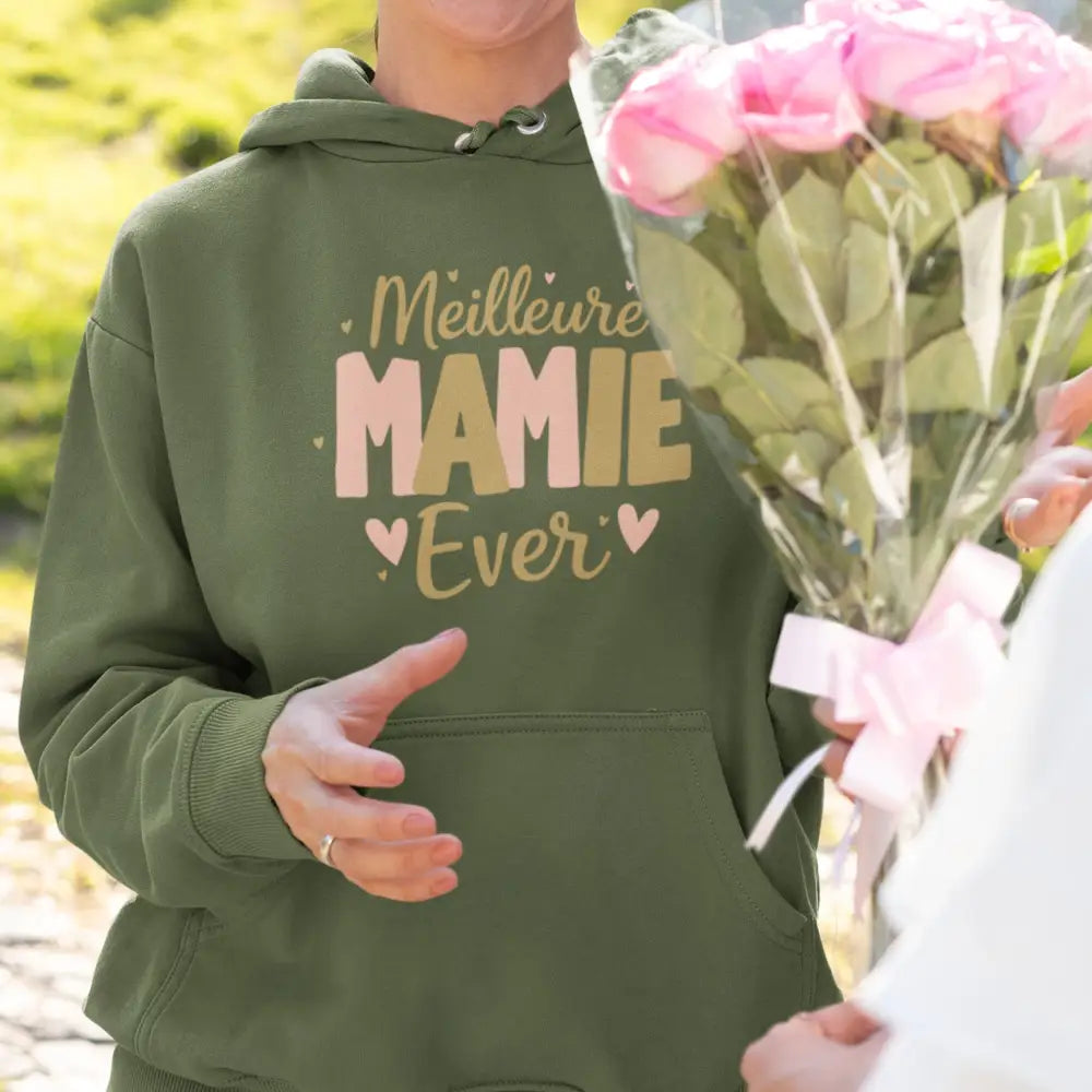 Famille et Cie - Sweat à capuche - Sweat à capuche - Meilleure Mamie Ever