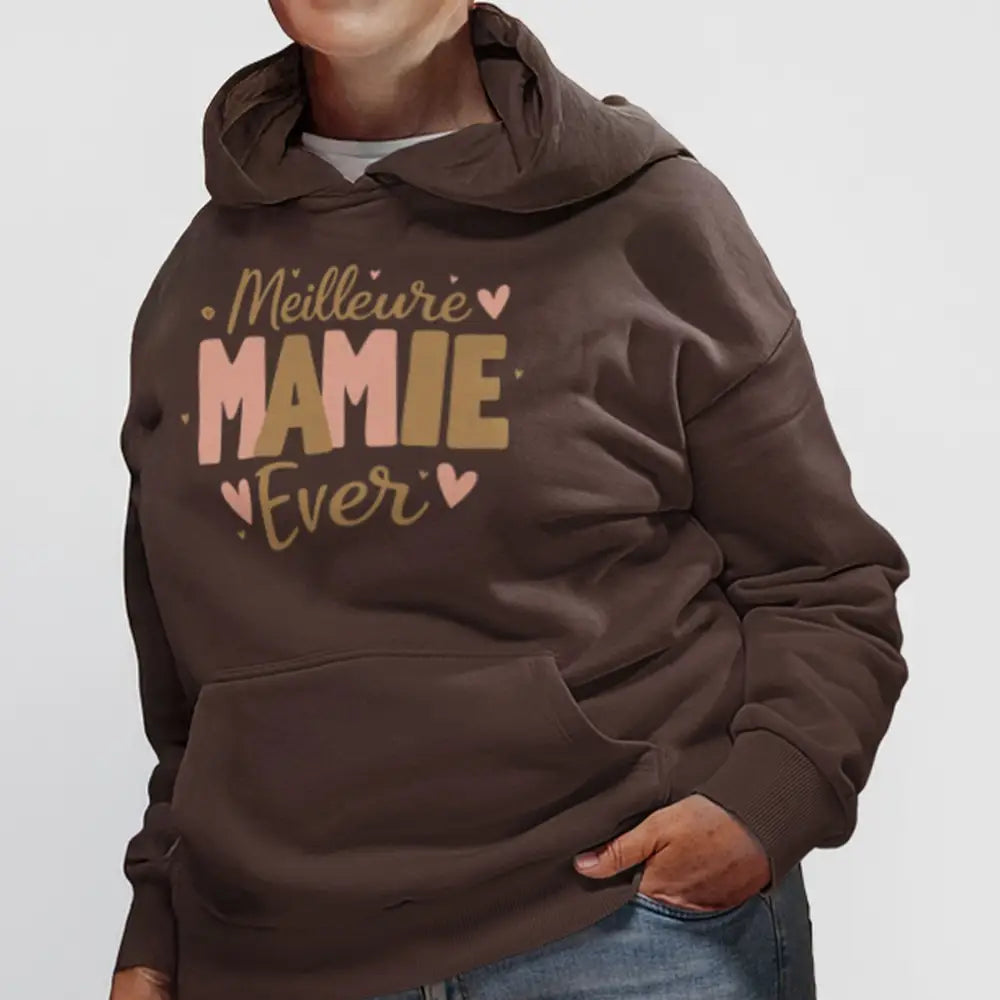 Famille et Cie - Sweat à capuche - Sweat à capuche - Meilleure Mamie Ever