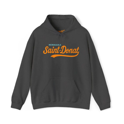 Local D’abord - Sweat à capuche - Sweat à capuche - Mémorable Saint-Donat - Cendre foncé / S / M