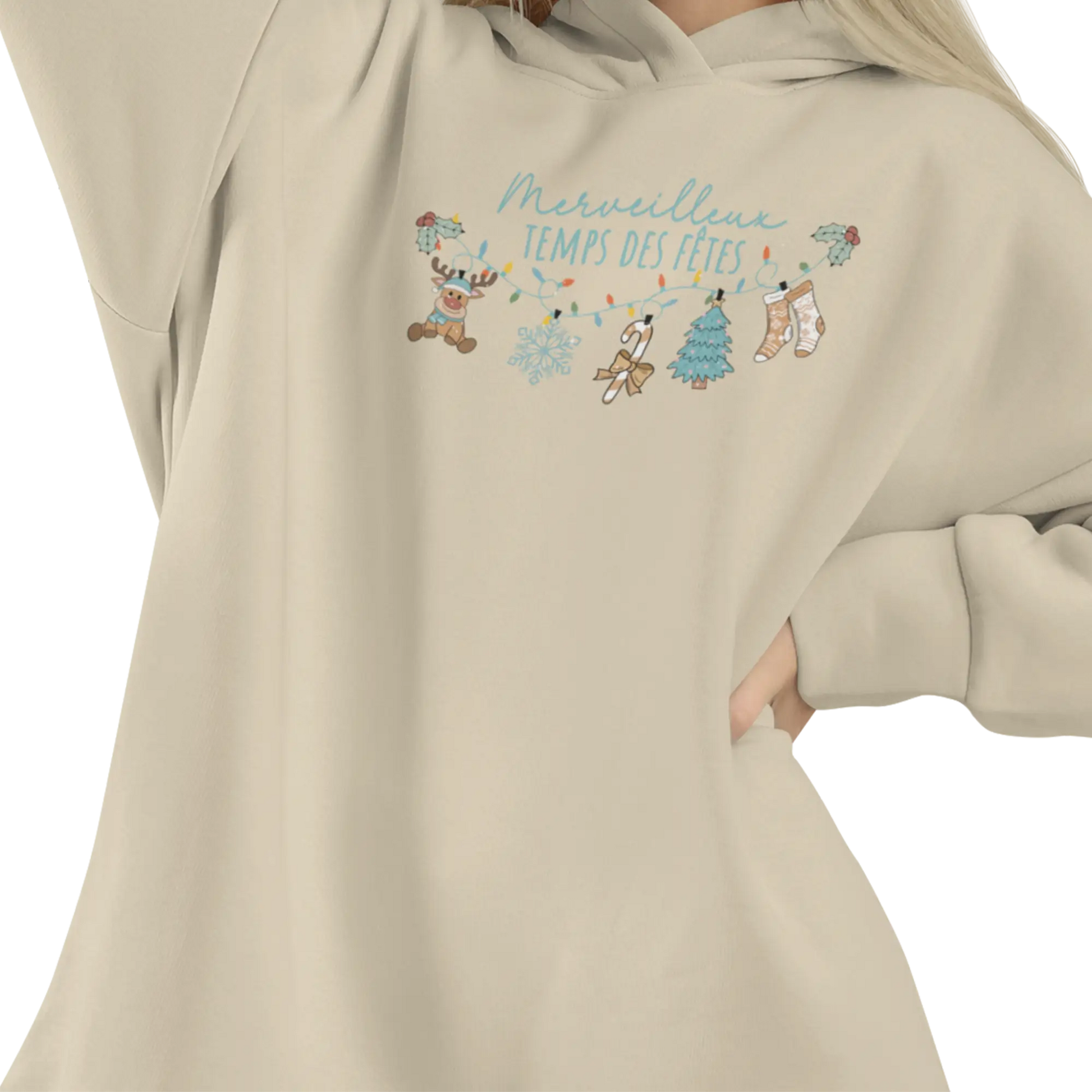 Temps des Fêtes - Sweat à capuche - Sweat à capuche - Merveilleux Temps des Fêtes