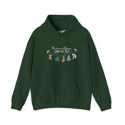 Temps des Fêtes - Sweat à capuche - Sweat à capuche - Merveilleux Temps des Fêtes