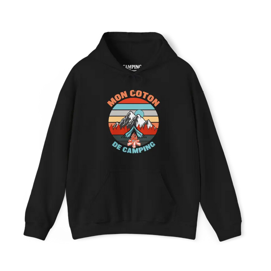#camping - Sweat à capuche - Sweat à capuche - Mon coton de camping