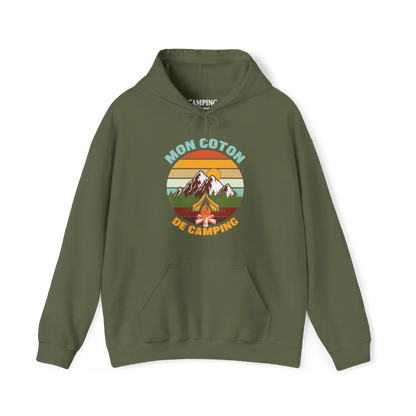 #camping - Sweat à capuche - Sweat à capuche - Mon coton de camping