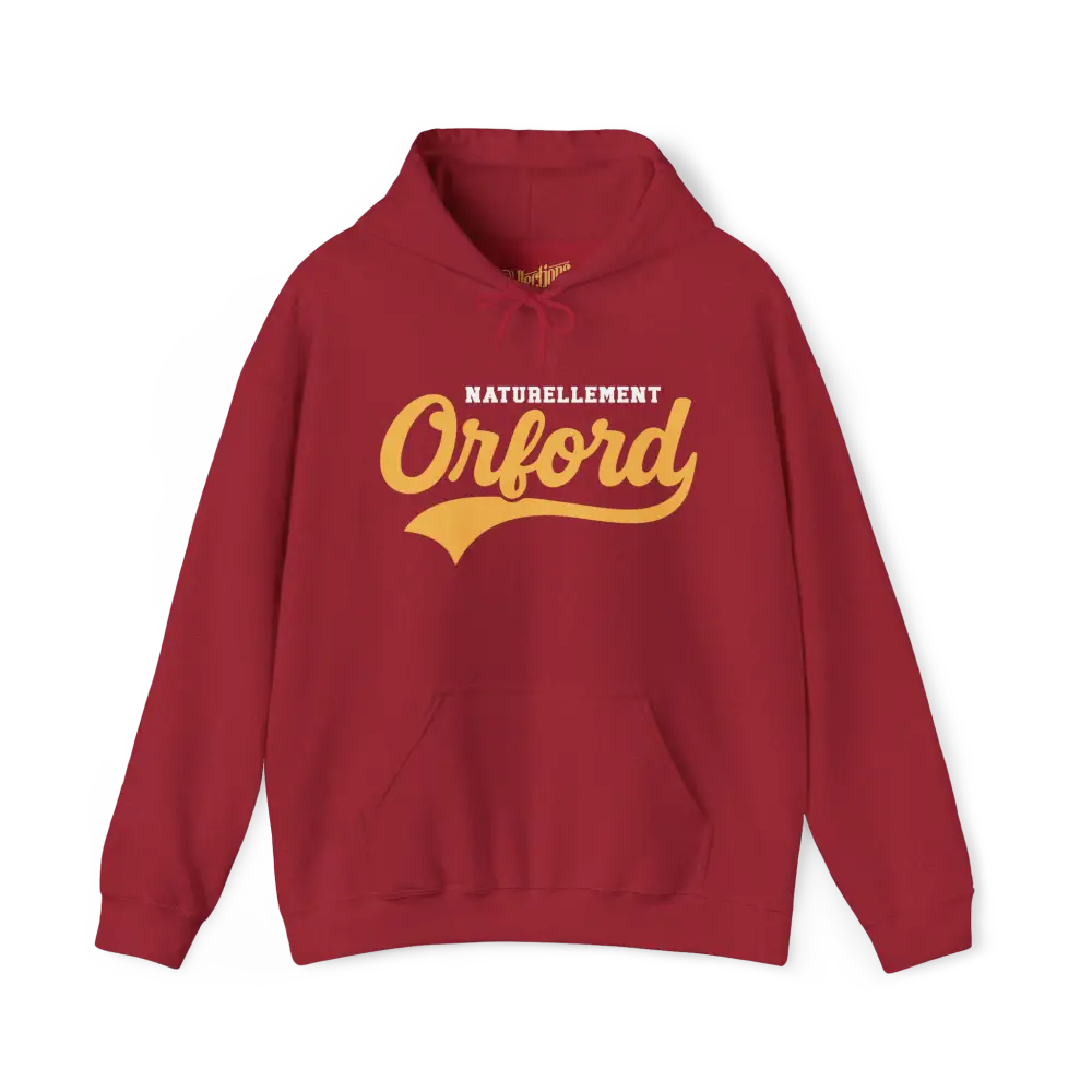 Local D’abord - Sweat à capuche - Sweat à capuche - Naturellement Orford - Cerise Vintage / S / M