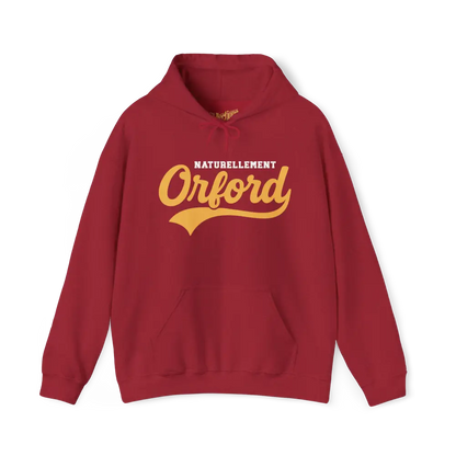 Local D’abord - Sweat à capuche - Sweat à capuche - Naturellement Orford - Cerise Vintage / S / M