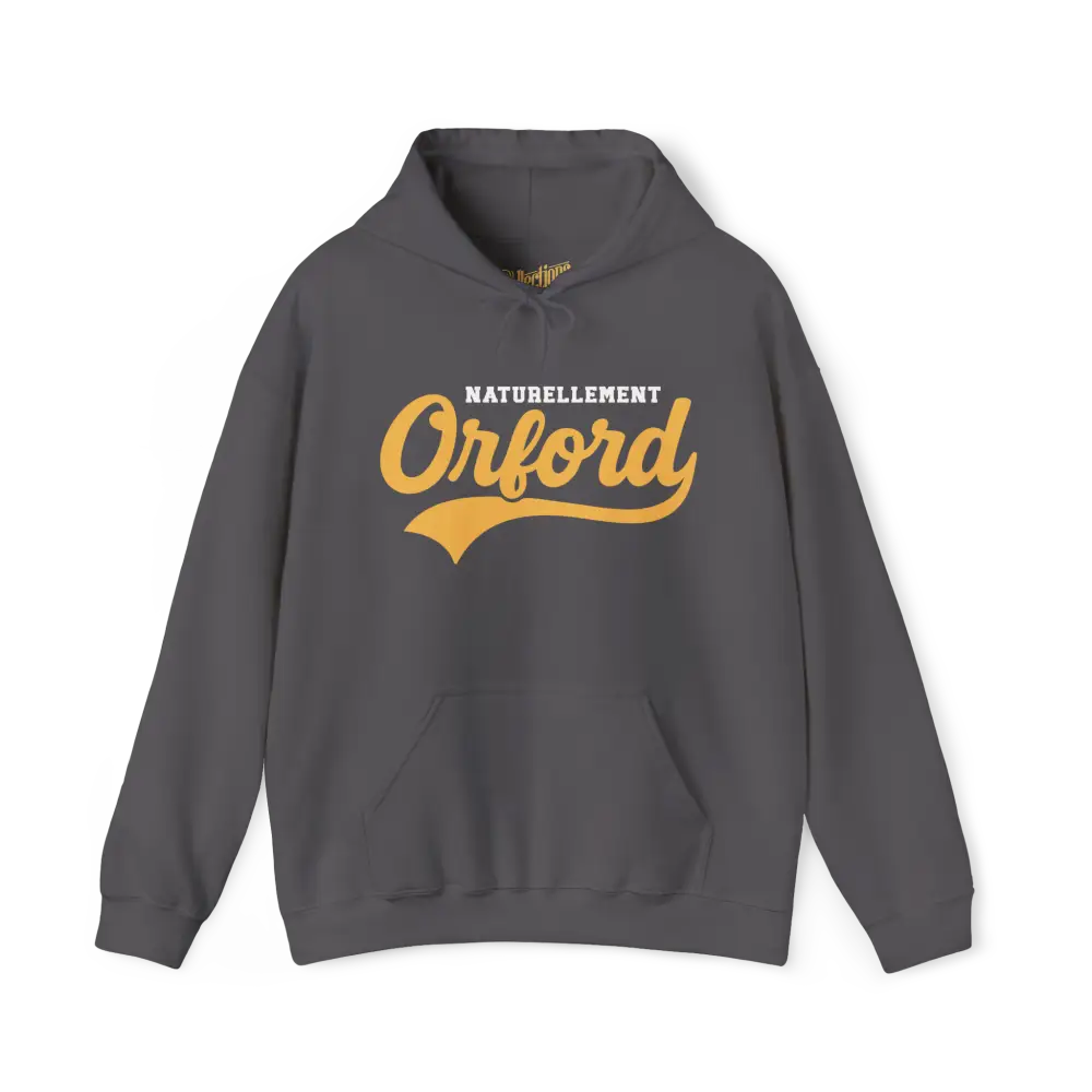 Local D’abord - Sweat à capuche - Sweat à capuche - Naturellement Orford - Charbon / S / M