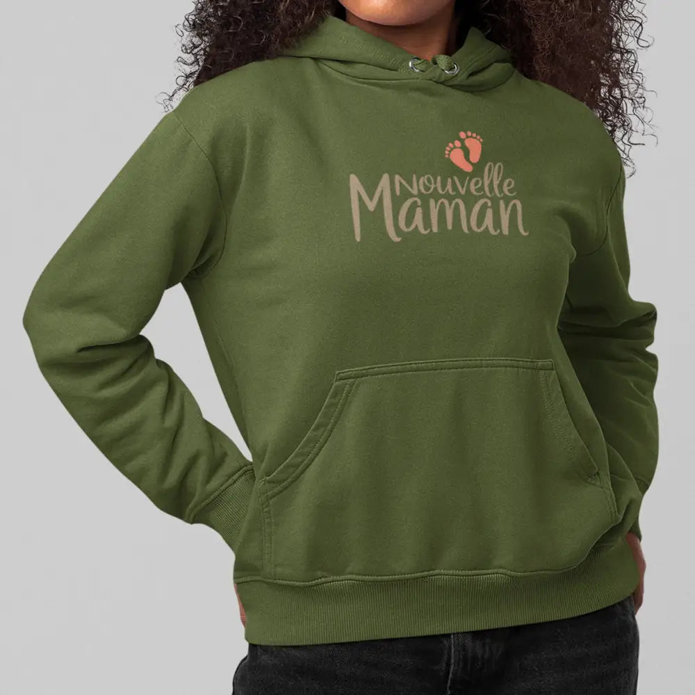 Famille et Cie - Sweat à capuche - Sweat à capuche - Nouvelle Maman