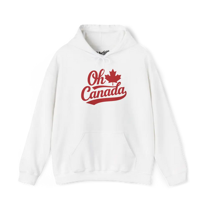 Local D’abord - Sweat à capuche - Sweat à capuche - Oh Canada - Blanc / S / M