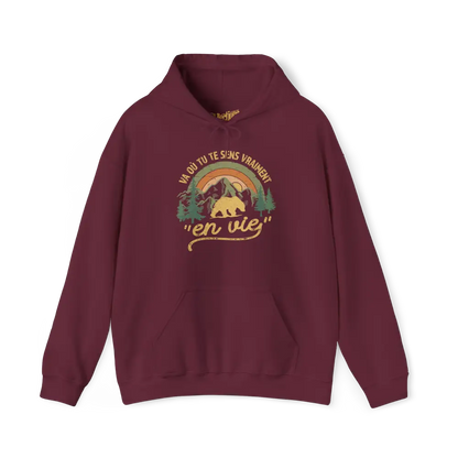 #camping - Sweats à capuche - Sweat à capuche - Où tu te sens en vie