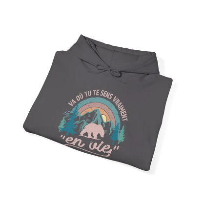 #camping - Sweats à capuche - Sweat à capuche - Où tu te sens en vie