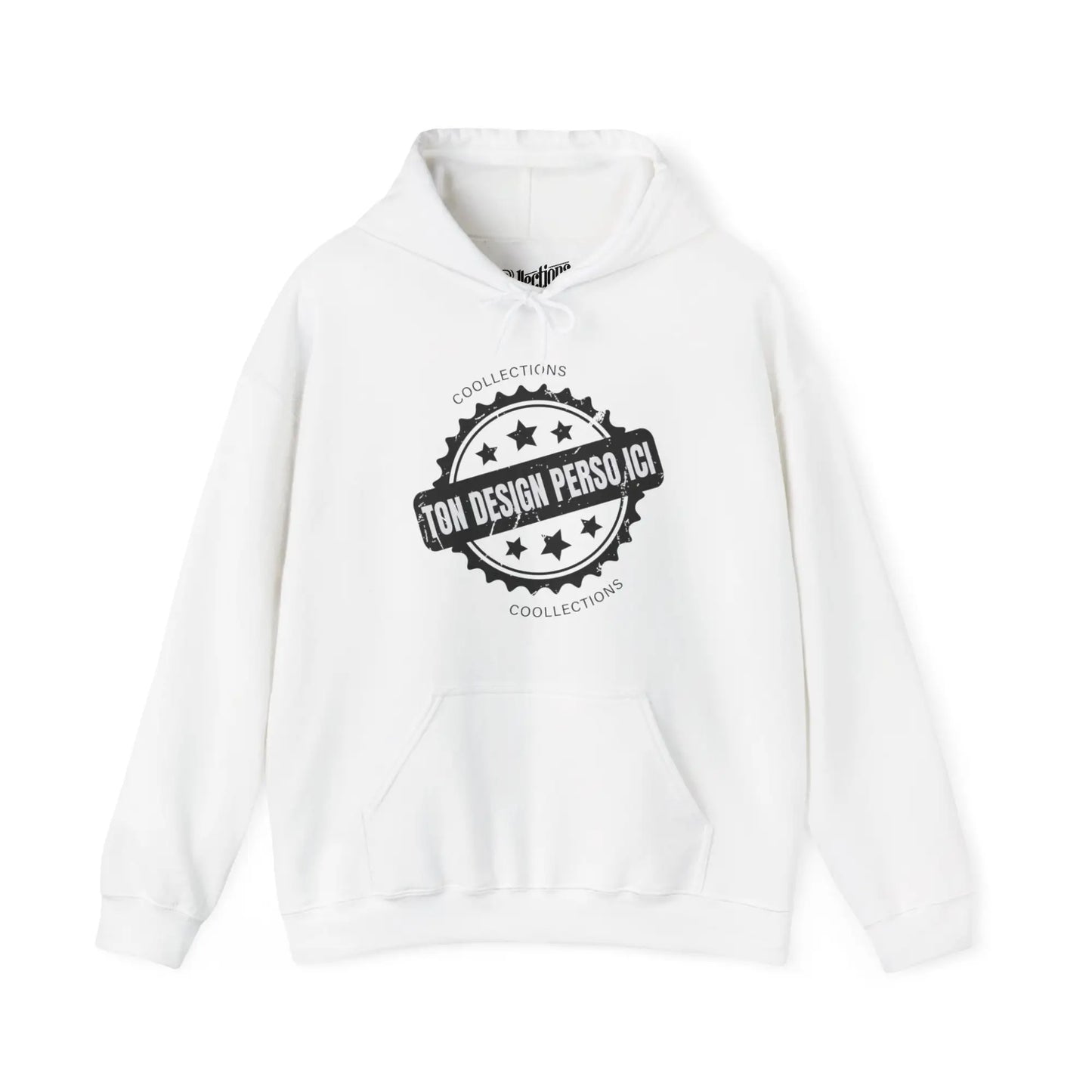 Personnaliser - Sweat à capuche - Sweat à capuche pâle - Personnalisé - Blanc / S / M