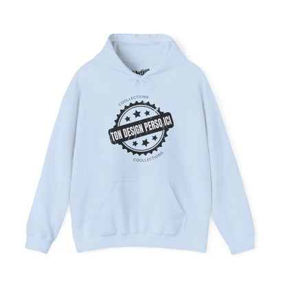 Personnaliser - Sweat à capuche - Sweat à capuche pâle - Personnalisé - Bleu clair / S / M
