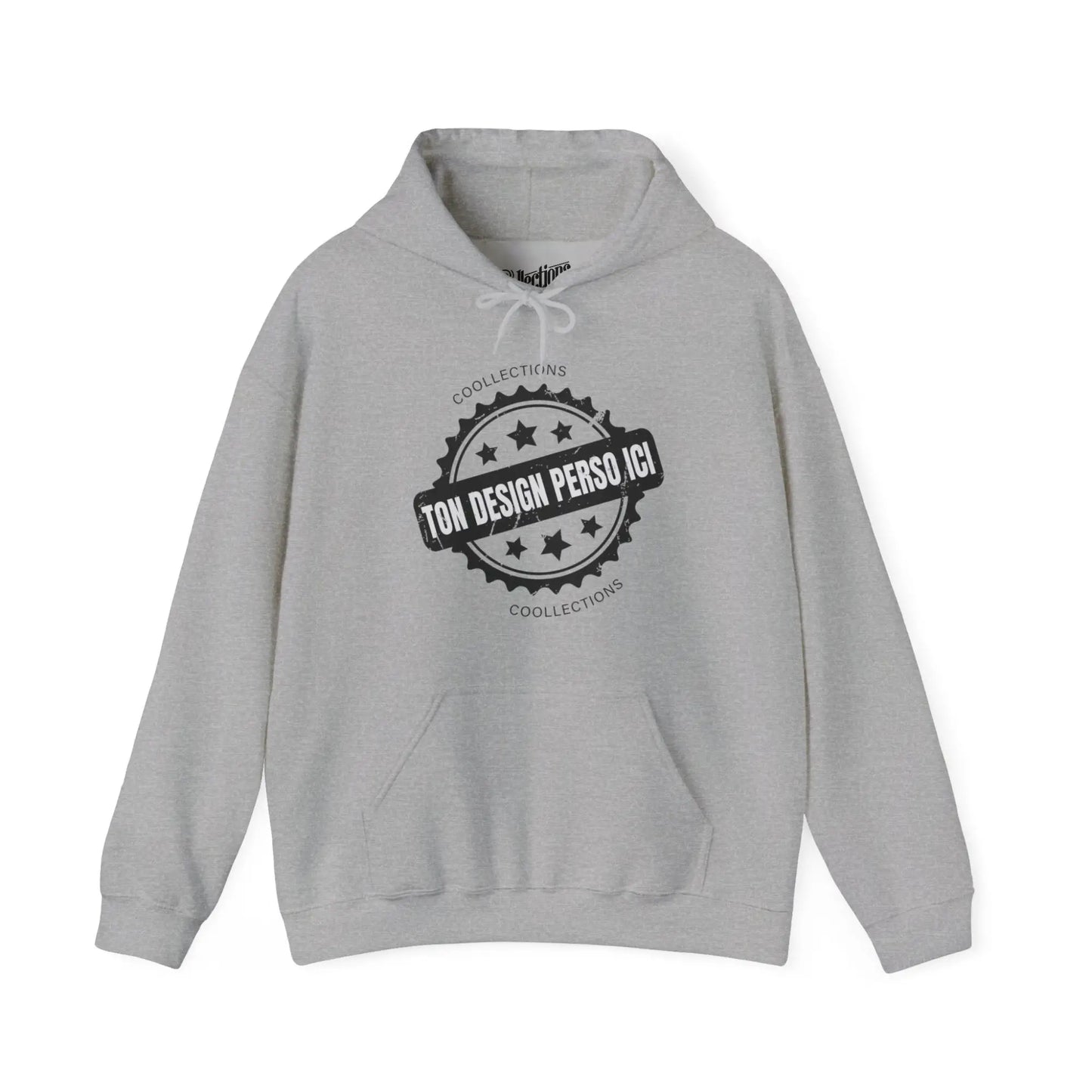 Personnaliser - Sweat à capuche - Sweat à capuche pâle - Personnalisé - Gris Sport / S / M