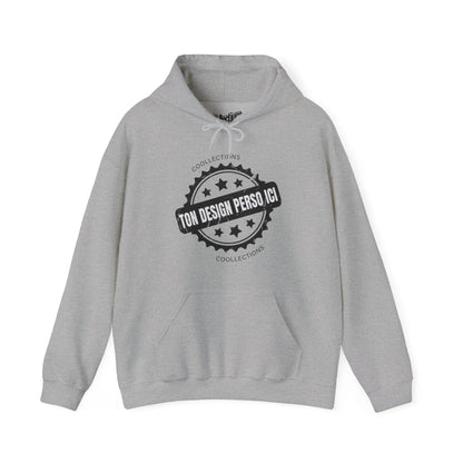 Personnaliser - Sweat à capuche - Sweat à capuche pâle - Personnalisé - Gris Sport / S / M