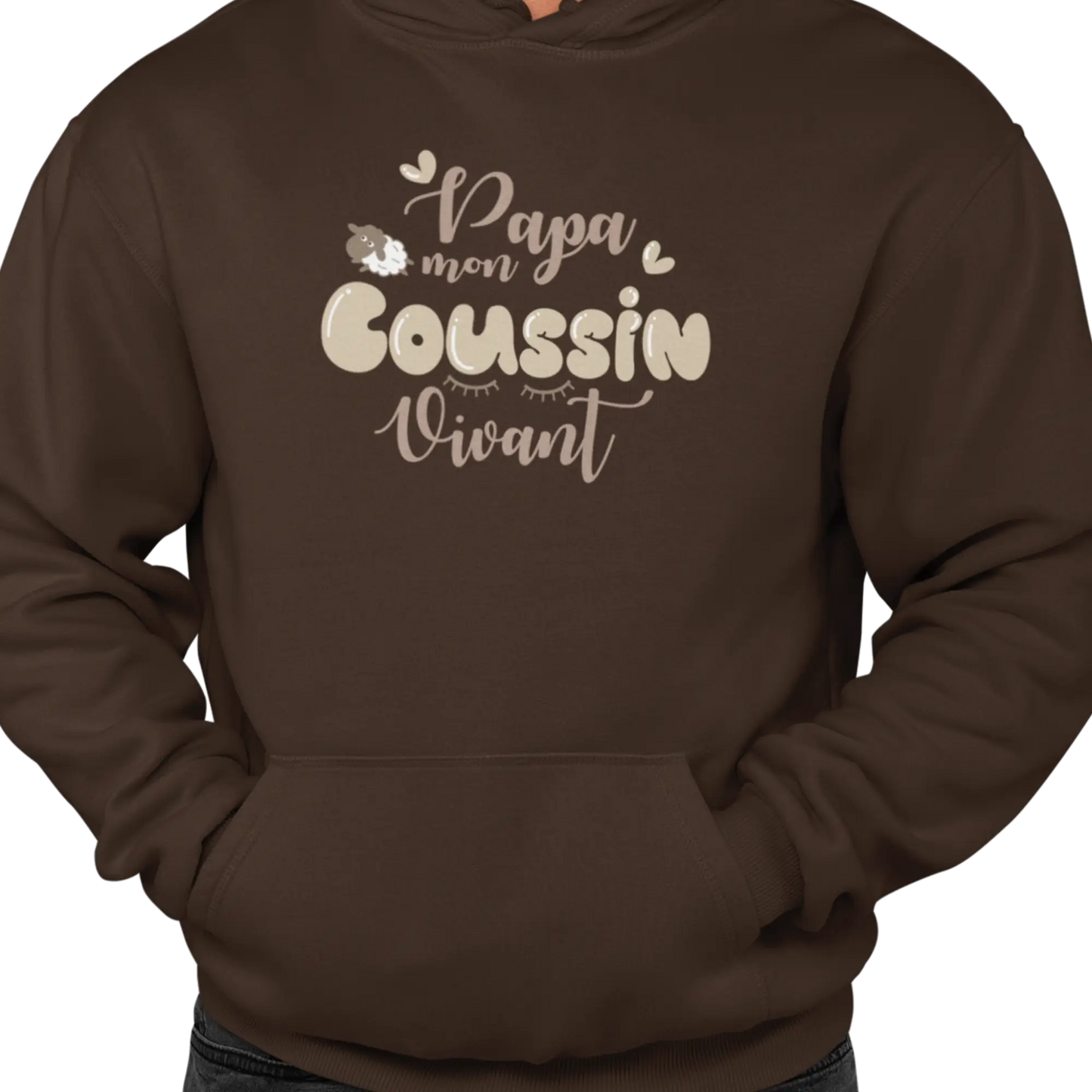 Pour Papa - Sweat à capuche - Sweat à capuche - Papa coussin vivant