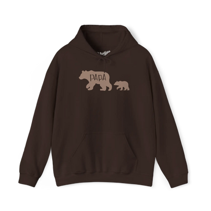 Pour Papa - Sweat à capuche - Sweat à capuche - Papa ours - Chocolat / S / M