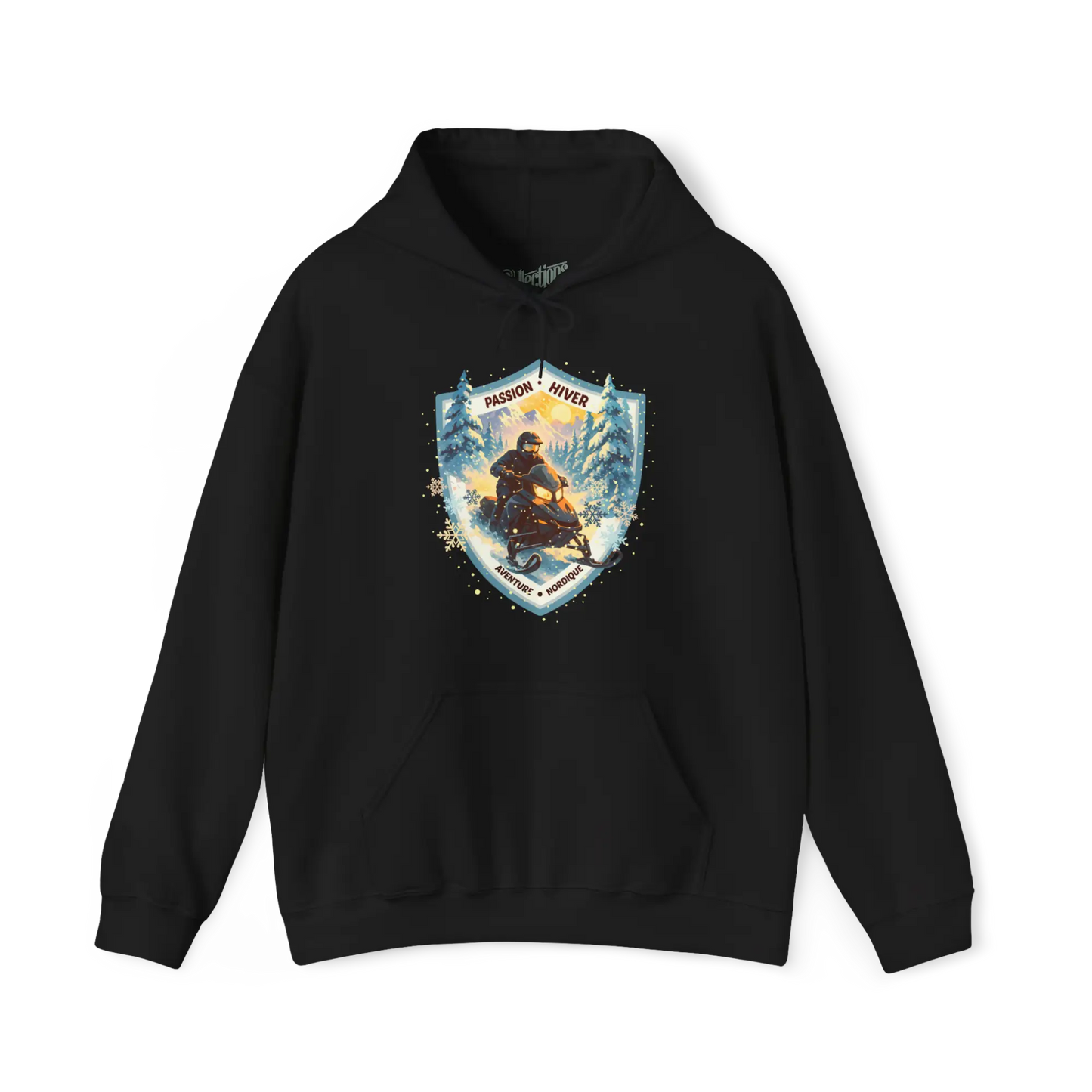 Local d’abord - Sweat à capuche - Passion Hiver