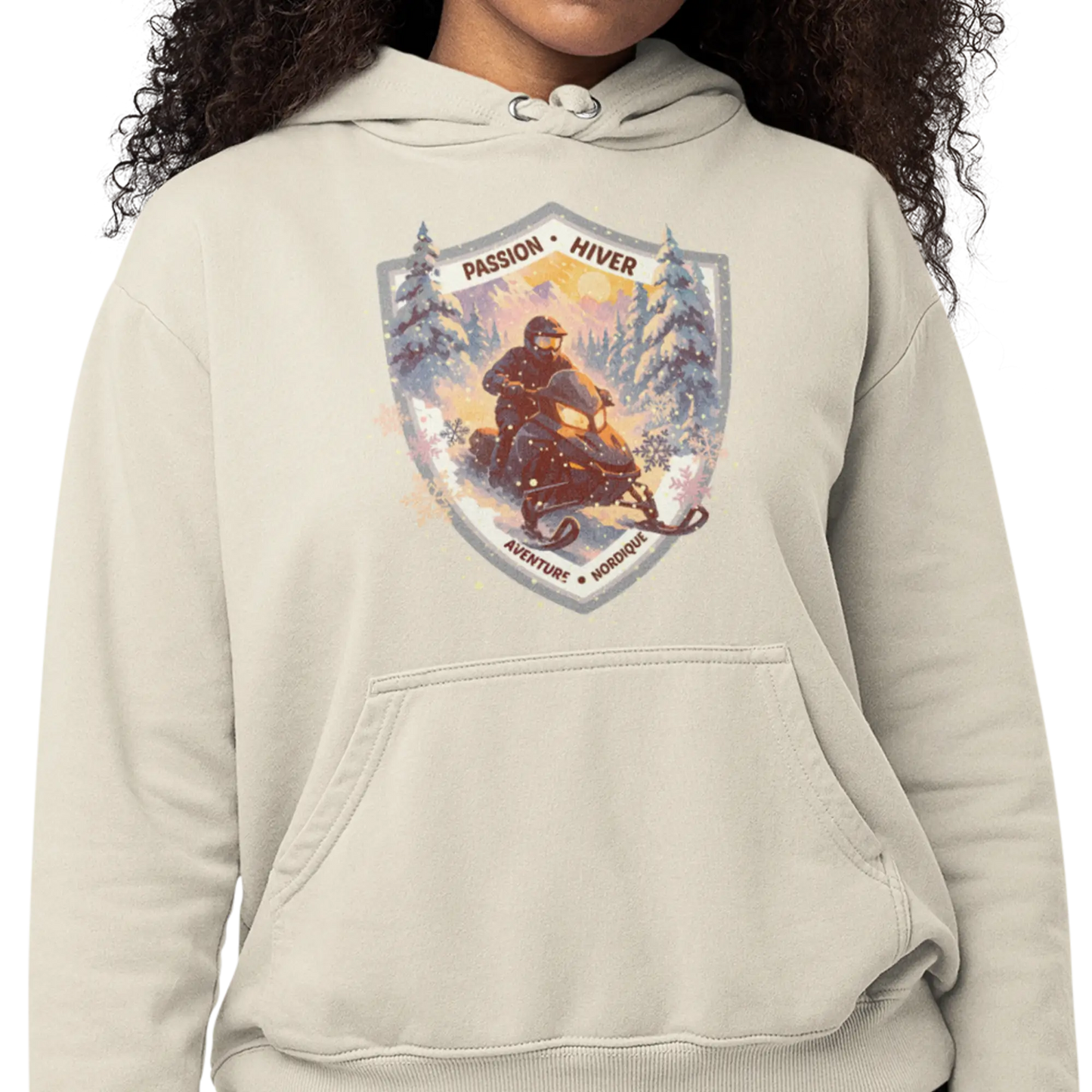 Local d’abord - Sweat à capuche - Passion Hiver