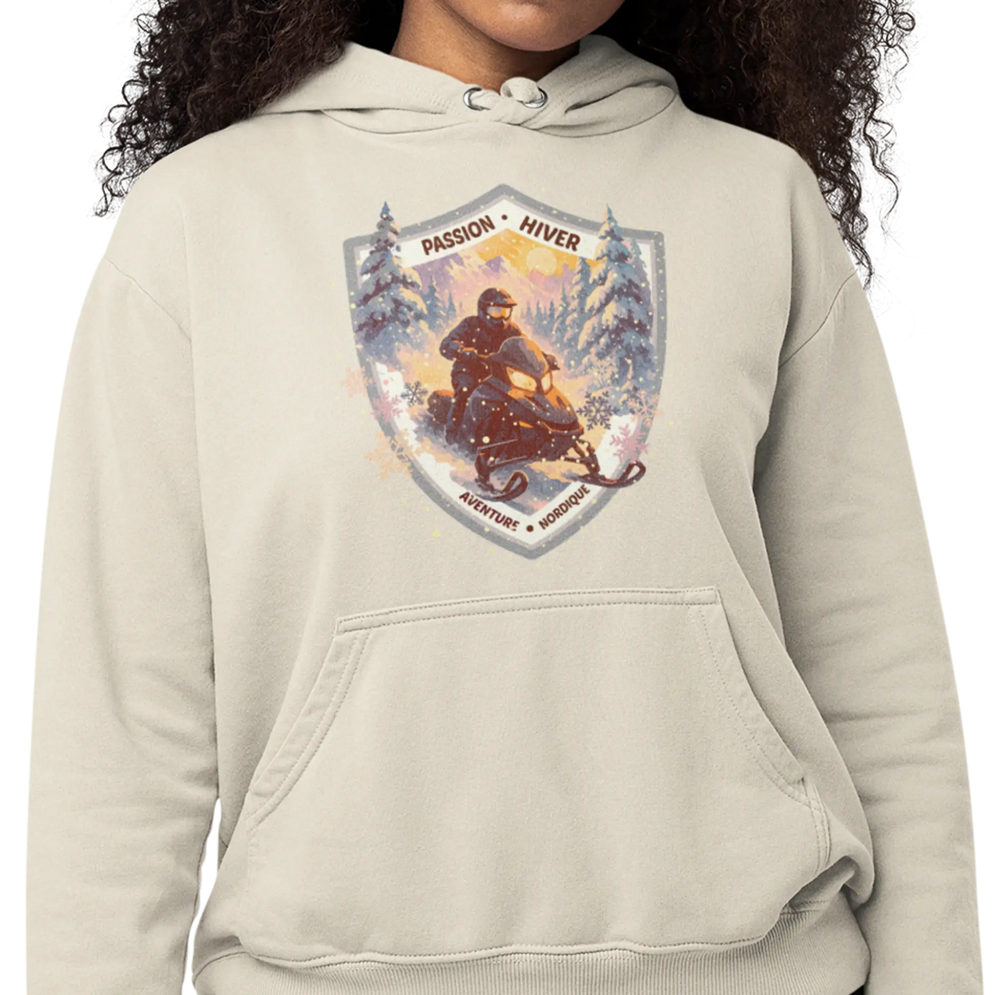 Local d’abord - Sweat à capuche - Passion Hiver