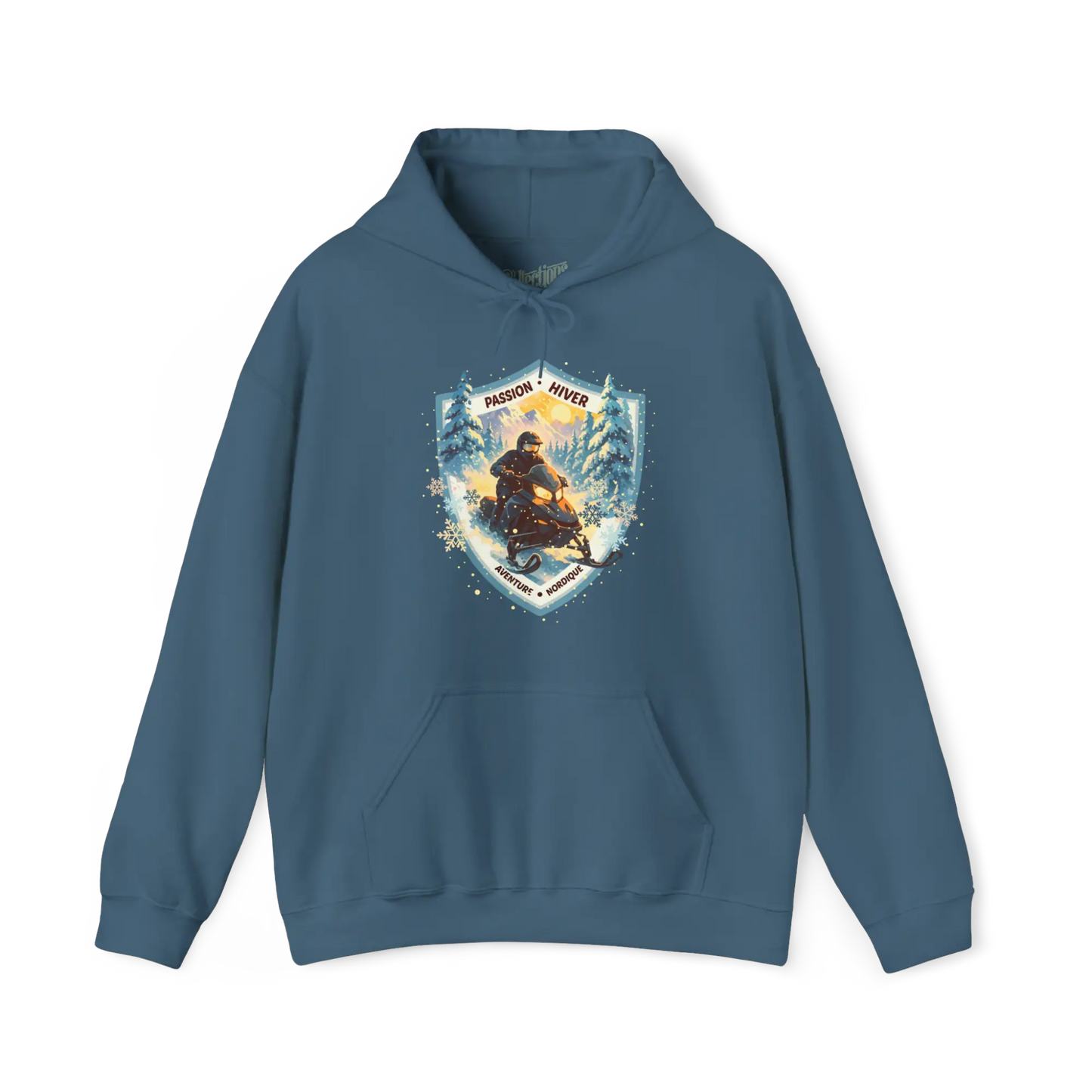 Local d’abord - Sweat à capuche - Passion Hiver