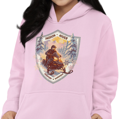 Local d’abord - Sweat à capuche - Passion Hiver