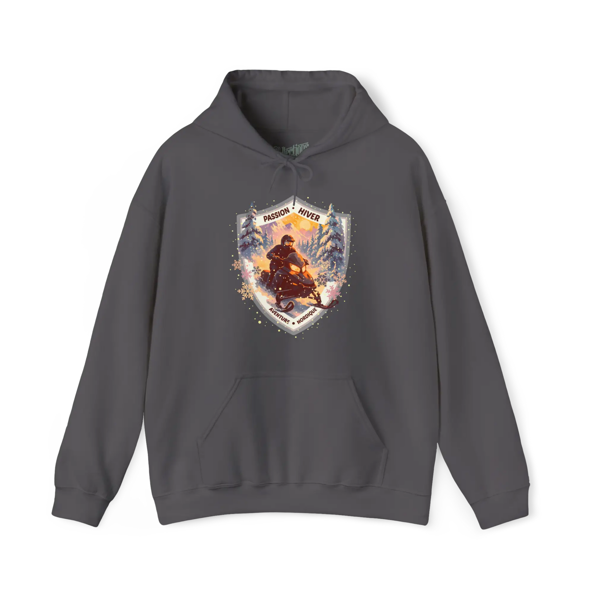 Local d’abord - Sweat à capuche - Passion Hiver