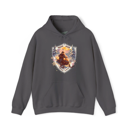 Local d’abord - Sweat à capuche - Passion Hiver - Charbon / S / M