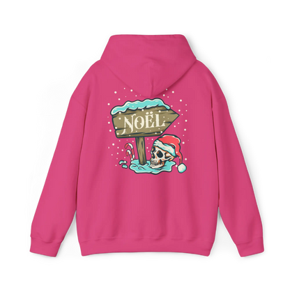 Temps des Fêtes - Sweat à capuche - Sweat à capuche - Pôle Nord Interdit - Fleur exotique / S / M