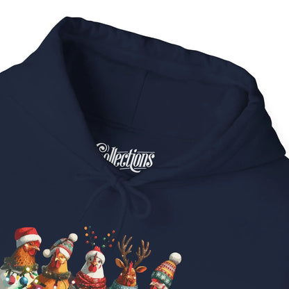 Temps des Fêtes - Sweat à capuche - Sweat à capuche - Poulettes de Noël