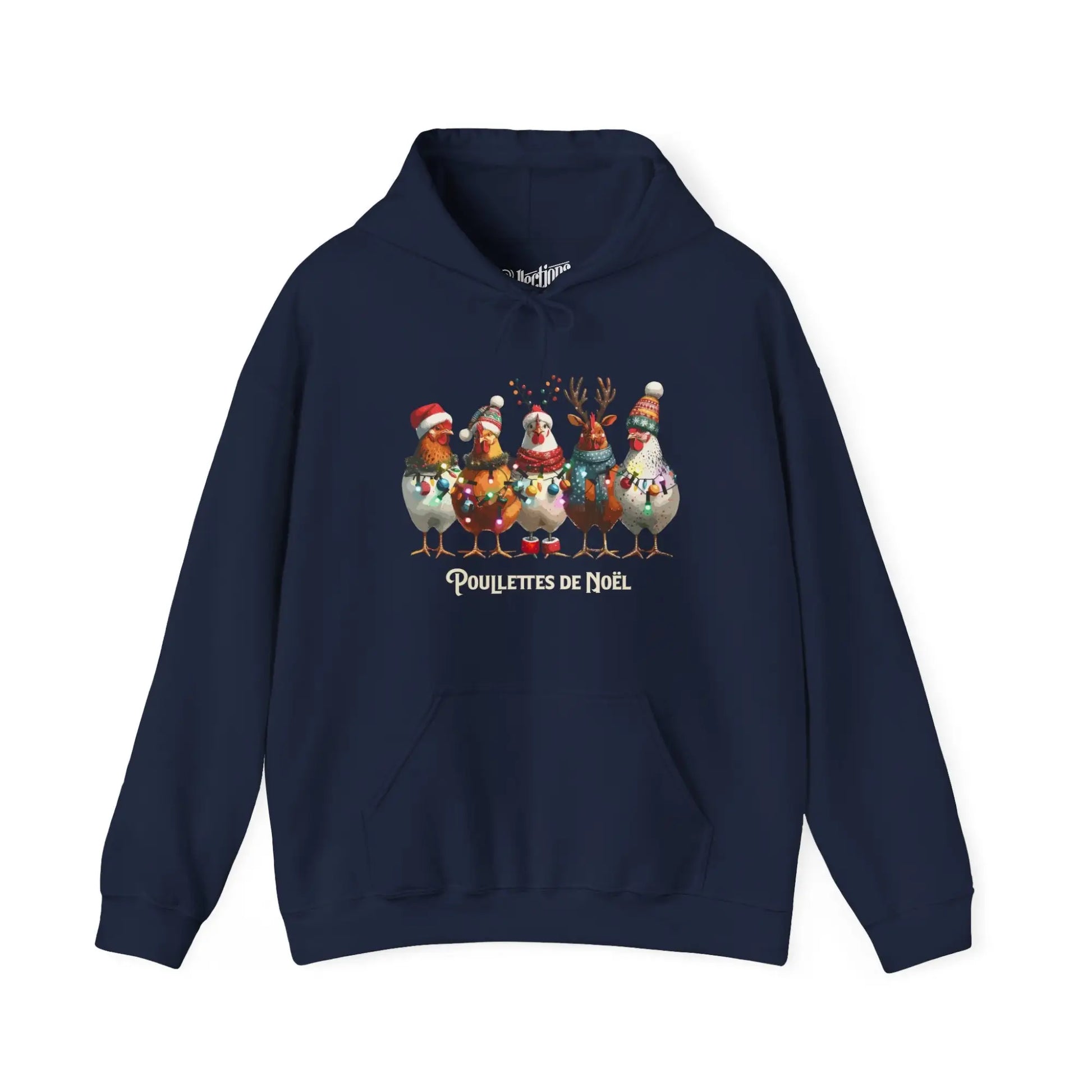 Temps des Fêtes - Sweat à capuche - Sweat à capuche - Poulettes de Noël