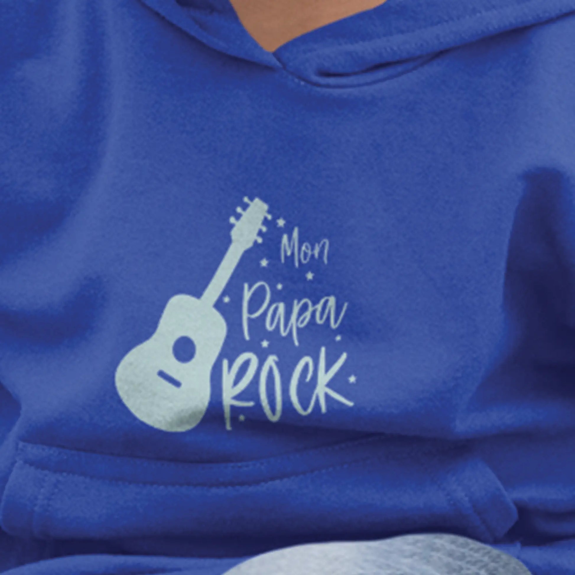 Pour Papa - Sweats à capuche - Sweat à capuche pour enfant - Mon Papa rock