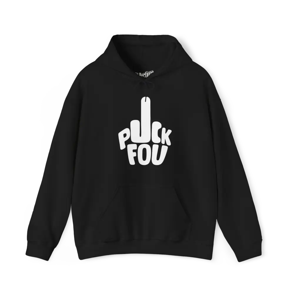 Vie d’Phoqué - Sweat à capuche - Sweat à capuche - Puck Fou - Noir / S / M