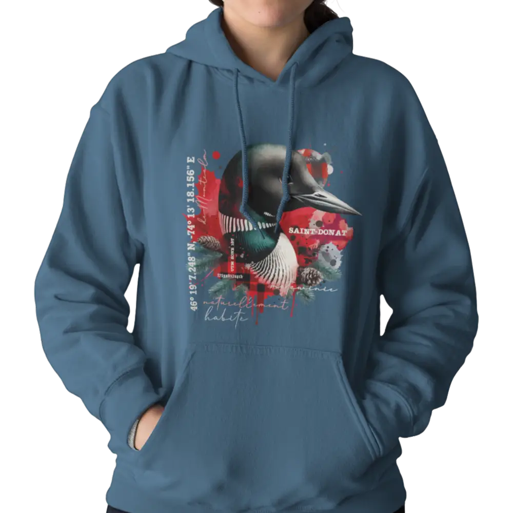 Local d’abord - Sweat à capuche - Sweat à capuche - Saint-Donat – L’esprit habite