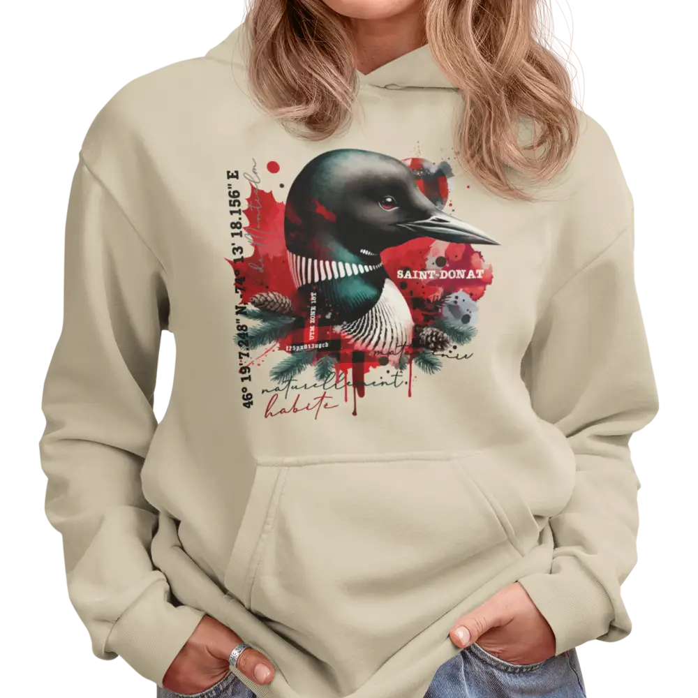 Local d’abord - Sweat à capuche - Sweat à capuche - Saint-Donat – L’esprit habite