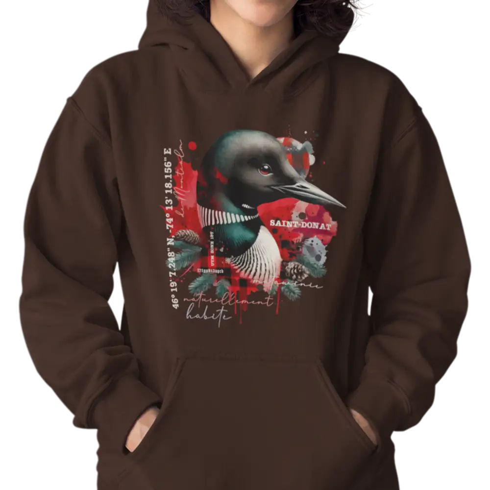 Local d’abord - Sweat à capuche - Sweat à capuche - Saint-Donat – L’esprit habite