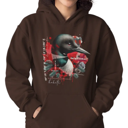 Local d’abord - Sweat à capuche - Sweat à capuche - Saint-Donat – L’esprit habite