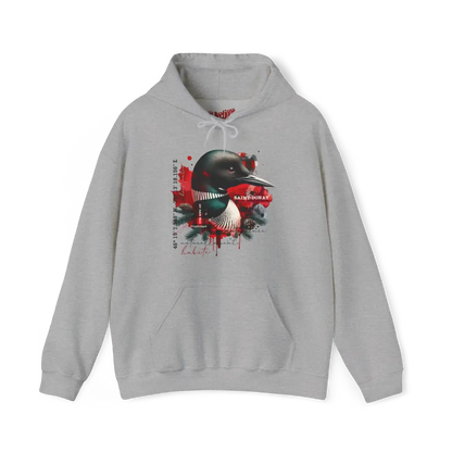 Local d’abord - Sweat à capuche - Sweat à capuche - Saint-Donat – L’esprit habite ici - Gris Sport / S / M