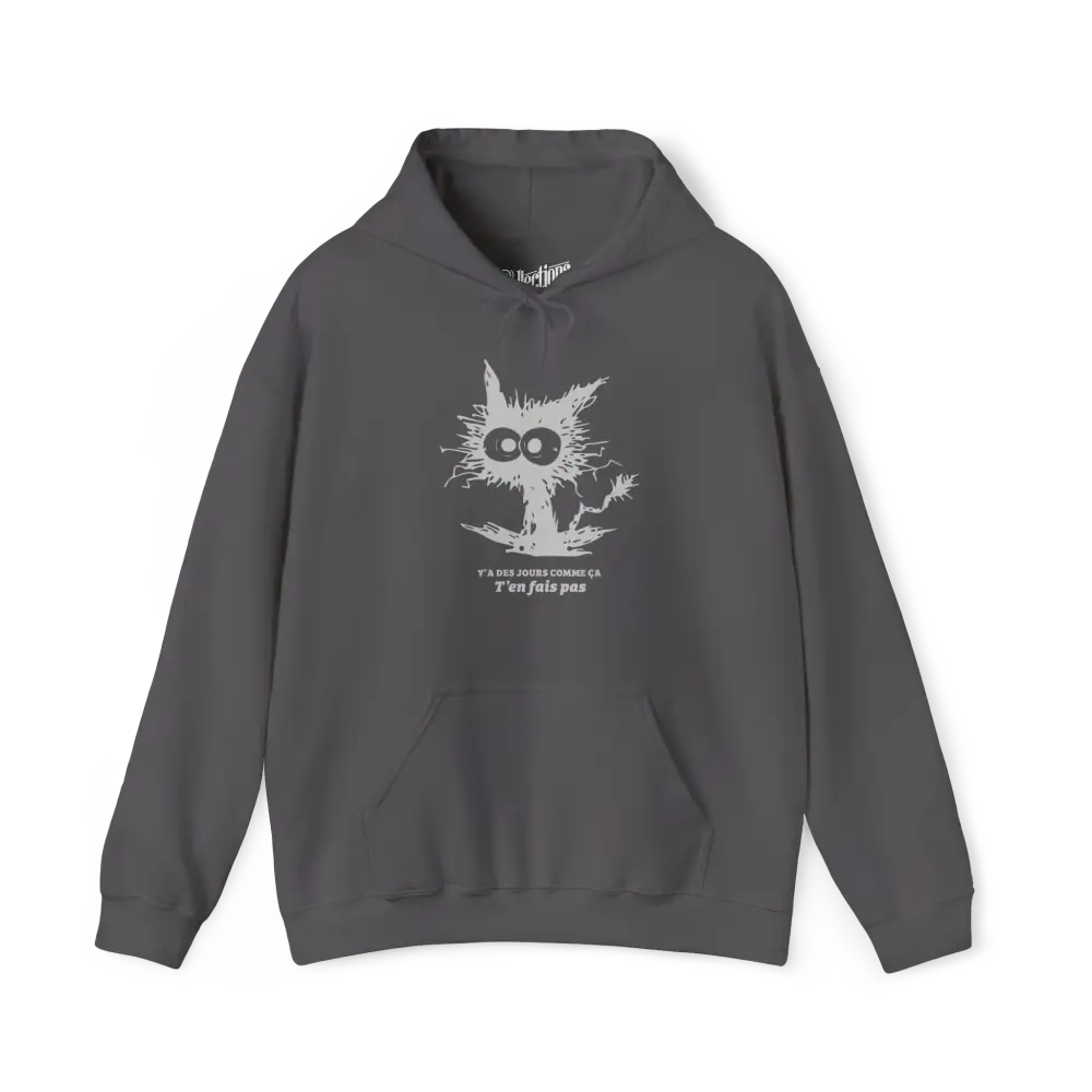 Les Poilus - Sweat à capuche - Sweat à capuche – T’en fais pas - Blanc