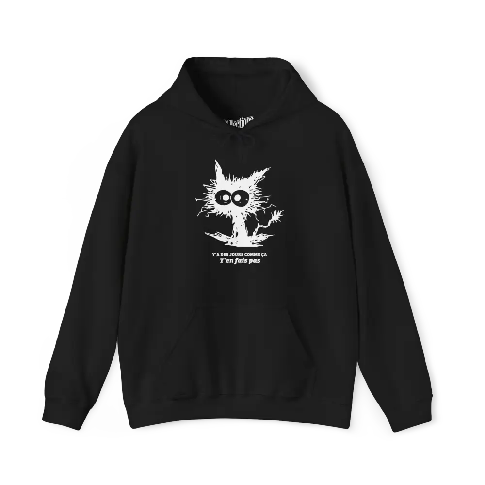 Les Poilus - Sweat à capuche - Sweat à capuche – T’en fais pas - Blanc