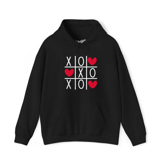 Saint-Valentin - Sweat à capuche - Sweat à capuche - XOXO - Noir / S / M